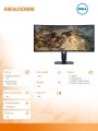 Monitor AW3425DWM 34 cale Curved AMD FreeSync VA 180Hz WQHD         (3440x1440)/21:9/1xDP/2xHDMI/2xUSB 3.2/3Y AES&PPE-2019871