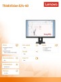 Monitor 23.8 cala ThinkVision E24-40 64BAMAT1EU-2019114