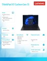 Ultrabook ThinkPad X1 Carbon G13 21NX009BPB W11Pro Ultra 7 255U/32GB/1TB/INT/14.0 2.8K/Black/3YRS Premier Support Plus + CO2 Offset-2022680