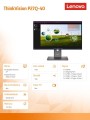 Monitor ThinkVision 27.0 P27Q-40 WLED LCD 64A7GAT6EU-2022171