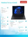 Ultrabook ThinkPad T14 G6 21QC002YPB W11Pro Ultra 5 225U/16GB/512GB/INT/14.0 WUXGA/Black/3YRS Premier Support + CO2 Offset-2024752