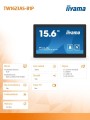 Monitor 16 cali TW1623AS-B3P,10P.DOT.IPS,ANDROID13,WIFI,24/7,RJ45, HDMI,3xUSB,CMS (iiSignage2)-2043837