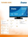 Monitor 24 cale T2254MSC-B2AG  POJ.10PKT.IPS,POWŁOKA AG, 300cd, FHD,  HDMI,DP,2xUSB,7H-2044839