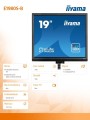 Monitor 19 cali E1980S-B1 HDMI DP 250cd 3ms-2042718
