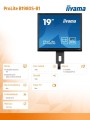 Monitor 19 cali B1980S-B1 HDMI,DP.PIVIOT,HAS/150mm-2042623