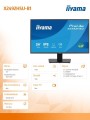 Monitor 24 cale X2492HSU-B1 IPS,FHD,HDMI,DP,120Hz,300cd,4ms,USB HUBx2cienkie ramki, 1500:1, ErP B-2044211