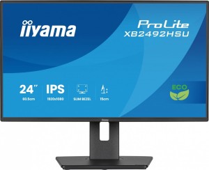 Monitor 24 cali XB2492HSU-B1 IPS,FHD,HDMI,DP,120Hz,300cd,4ms,        cienkie ramki, 1500:1, ErP B, USB HUBx2