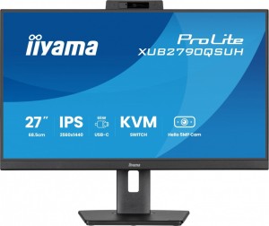 Monitor 27 cali XUB2790QSUH-B2 IPS,QHD,CAM,MIC,HDMI,DP,3xUSB(3.2),  100Hz,ADAPTIVE SYNC,FlickerFree,2x2W,WINDOWS HELLO
