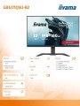 Monitor 31.5 cala  GB3271QSU-B2 1ms,IPS,180Hz,2x HDMI,DP,400cd,FreeSync QHD,2x USB(3.2),2x USB-C,2x 4.5W,HAS-150mm-2044331