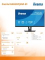 Monitor 32 cale XUB3297QSNP-B1 IPS,QHD,USB-C DOCK (95W), USB HUB 4x, KVM,  RJ45, GW 5 LAT-2043337