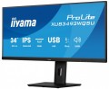 Monitor ProLite 34 cale XUB3493WQSU-B6 IPS,UWQHD,DP,2xHDMI,HAS,21:9,400cd,   120Hz,1000:1,1ms, USB HUBx4, 2x5W,-2044288