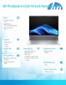 Notebook ProBook 4 G1ah R5-220 512GB/24GB/W11P/16.0   C51G1ET-2047774