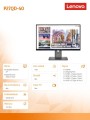 Monitor ThinkVision P27QD-40 27 cali 64B3GAT2EU-2046245