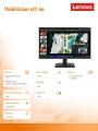 Monitor ThinkVision s27-4e 27 cali 64BEKAT1EU-2049076
