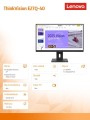 Monitor ThinkVision E27Q-40 27 cali 64BDGAT4EU-2049085
