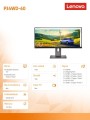 Monitor ThinkVision P34WD-40 34 cale 64ADGAT1EU-2048062