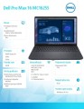 Laptop Dell Pro Max 16 MC16255 Win11Pro AMD Ryzen 350|32GB|1TB|RTX PRO 1000Blackwell 8GB|FgrPr&SmtCdFHD Cam&Mic|WLAN+BT|16.0 FHD+|6 Cell|130W/3Y PS-2063315