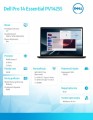 Laptop Dell Pro 14 Essential PV14255 W11P Ryzen 5 220|16GB|512GB|AMD Radeon|FgrPr|WLAN+BT|14.0 FHD+|BcklKb|3C|65W|3YPS Carbon Black (Plastic)-2069542