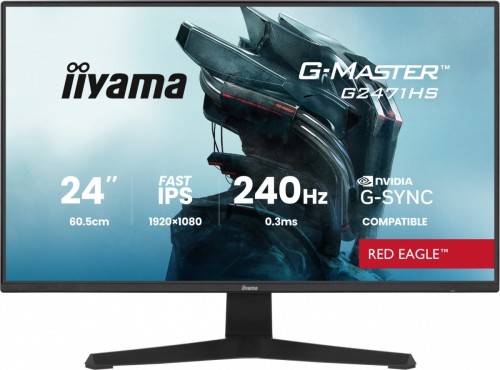 Monitor 23,8 cala G2471HS-B1 Fast IPS,FHD,240Hz,2xHDMI,DP, 350cd,     Adaptive G-SYNC - 1920 x 1080 @48-240Hz  DisplayPort Only-2069860