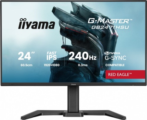 Monitor 23,8 cala GB2471HSU-B1 IPS,FHD,240Hz,2xHDMI,DP,1xUSB 3.2,     1xUSB C, Adaptive G-SYNC - 1920 x 1080 @48-240Hz  DisplayPort Only,           HA-2069871
