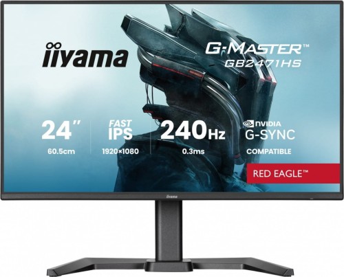 Monitor 23,8 cala GB2471HS-B1 Fast IPS,FHD,240Hz,2xHDMI,DP, 350cd, HAS(150) PIVOT, Adaptive G-SYNC - 1920 x 1080 @48-240Hz  DisplayPort Only-2069884