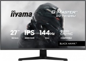 Monitor 27 cali G2741QSU-B1 IPS,QHD,144Hz,1ms,2xUSB                  Adaptive G-SYNC,HDMI,DP,350cd,
