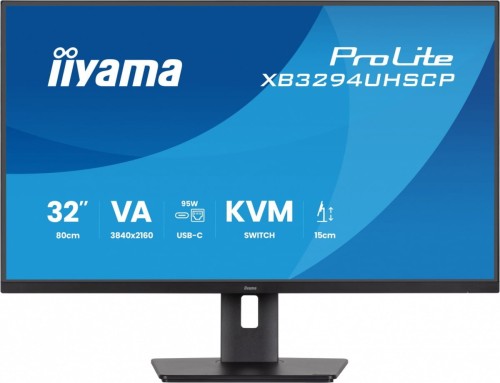 Monitor 31,5 cala XB3294UHSCP-B1.4K,VA,2xHDMI,DP,USB-C dock 95W, PIP,RJ45, 400cd, 2ms, 4xUSB, KVM,Sync,2x5W, HAS (150) PIVOT,-2069811