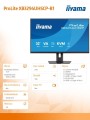 Monitor 31,5 cala XB3294UHSCP-B1.4K,VA,2xHDMI,DP,USB-C dock 95W, PIP,RJ45, 400cd, 2ms, 4xUSB, KVM,Sync,2x5W, HAS (150) PIVOT,-2069824