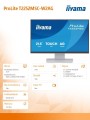 Monitor 22 cale T2252MSC-W2AG 10 PKT. POJ,IPS,HDMI,DP,2x1W,7H,2xUSB,  AG-(Anti Glare)-2084873