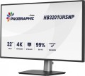 Monitor 31.5 cala ProGraphic HB3201UHSNP-B1 4K,IPS BLACK 2.0,450cd,VESA USB-c dock(PD:96W),HDMI,DP,DAISY/CHAIN,4xUSB,RJ45,3000:1,sRGB:100%,DCI-P3:99%,-2084444