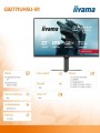 Monitor 27 cali GB2771UHSU-B1 4K 144Hz FHD 288Hz, 450cd, 2x2W, HAS 150, PIVOT-2091362