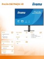 Monitor ProLite 27 cali XB2796QSC-B1 IPS,QHD,HDMI,USB-C (PD 65W),75Hz, 350cd, 1xUSB 3.2 , 1xUSB-C, 2x2W, HAS 150/PIVOT/obrót stopy 360st-2091394