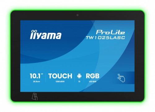 Monitor ProLite 10.1 cala TW1025ALASC-B3PNR,10P.DOT.IPS,WIFI,450 cd/m2,2x2W,3xUSB, RJ45, MICRO, A14, NFC , kamera internetowa (5MPa), pasek świetlny-2108695