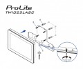 Monitor ProLite 10.1 cala TW1025ALASC-B3PNR,10P.DOT.IPS,WIFI,450 cd/m2,2x2W,3xUSB, RJ45, MICRO, A14, NFC , kamera internetowa (5MPa), pasek świetlny-2108706