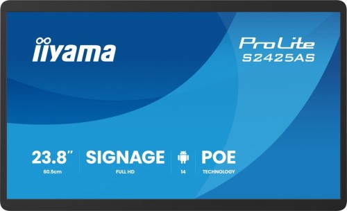 Monitor 23.8 cala ProLite S2425AS-B1 IPS,FHD,A14,24/7,RJ45, iiSignage, WI-FI-2108731