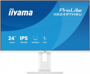 Monitor ProLite 23.8 cala XB2497HSU-W1  IPS,FHD,HDMI,DP,120Hz,350CD,2xUSBv3.2, 2xUSB-C, GW 5lat, HAS 150/PIVOT, BIAŁY