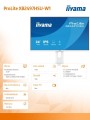 Monitor ProLite 23.8 cala XB2497HSU-W1  IPS,FHD,HDMI,DP,120Hz,350CD,2xUSBv3.2, 2xUSB-C, GW 5lat, HAS 150/PIVOT, BIAŁY-2114686