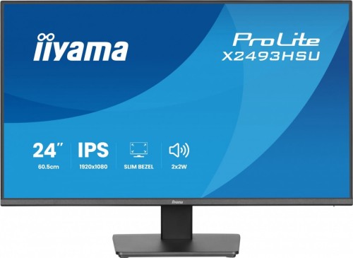 Monitor 24 cale X2493HSU-B1 IPS,FHD,HDMI,DP,120Hz, 1500:1, 2xUSB,    350cd, cienka ramka z 4 stron-2114687