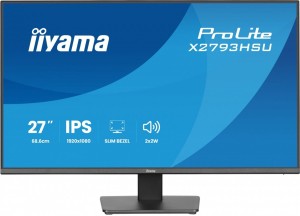 Monitor 27 cali X2793HSU-B1 IPS.HDMI.DP.120Hz,2xUSB, 1500:1,350cd,   cienka ramka z 4 stron