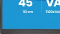 Monitor ProLite 44.5 cala XCB4594DQSU-B1 ,VA,DQHD,2xDP,2xHDMI,1500R,32:9,      450 cd/m2,  3000:1, USB HUB x4 (2x Type-A, 2x Type-C), 2 x 3W-2114822