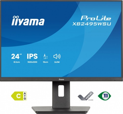 Monitor 24 cale XB2495WSU-B1  IPS,16:10,350cd,4ms,HDMI, 100Hz,1500:1, 4xUSB,2x2W,HAS150 (PIVOT)-2142183