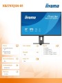 Monitor 27 cali XB2797QSN-B1 IPS/3.7 megapixel QHD, HAS150/ 350cd/1ms/HDMI/Displayport, USBC DOCK 65W, 4USB HUB, RJ45-2142921