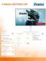 Monitor 27 cali GB2771HSU-W1 0.4ms,Fast IPS, HAS (150) PIVOT,        1xUSB 3.2, 1xUSB C, 240Hz, DP, 2xHDMI,Adaptive G-SYNC - 1920 x 1080 @48-240Hz Dis-2142992