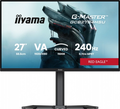 Monitor 27 cali GCB2784HSU-B1 FHD, 0.7ms, VA, 1500R, 240Hz, 2xHDMI, DP, 2xUSB, FreeSync Premium -1920x1080 (48-240Hz), HDR10, 2x2W, HAS150(PIVOT)-2151907