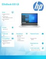 Notebook EliteBook 830 G8 i5-1135G7 256/8G/W10P/13,3 336H2EA-1508214