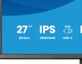 Monitor 27 cali Prolite XB2797QSNPH-B1,IPS,QHD,CAM,MIC,HDMI, DP, 4xUSB,75Hz, USB-C DOCK  96W, RJ45,KVM, 2x2W, 5MP WINDOWS HELLO, HAS 150,  350CD, 1ms-2207554