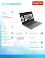 Laptop V17 G3 82U10028PB W11Pro i5-1235U/16GB/512GB/INT/17.3 FHD/Iron Grey/3YRS OS -1642227