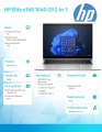 Notebook Elite x360 1040 G9 W11P/14.0 i7-1255U/512GB/16GB  6F693EA -1606240