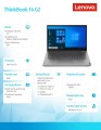 Laptop ThinkBook 14 G2 20VD01FHPB W11Pro i5-1135G7/16GB/512GB/INT/14.0 FHD/Mineral Grey/1YR CI -1664506
