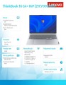 Laptop ThinkBook 16 G4+ 21CY003KPB W11Pro i5-1235U/16GB/512GB/INT/16.0 WUXGA/Arctic Grey/3YRS OS -1566340